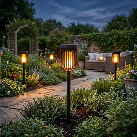 Lampka Solarna Flame 1800K IP44