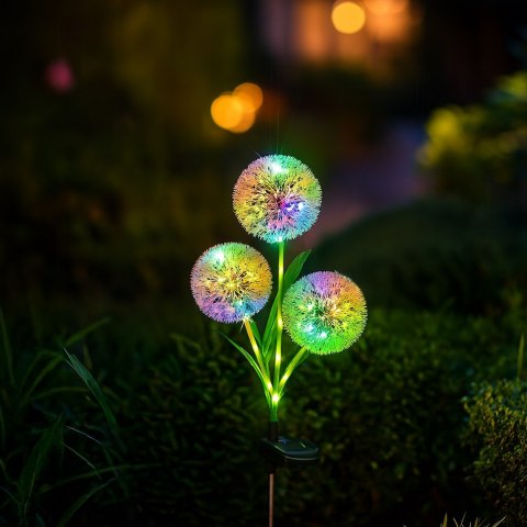 Lampka Solarna Garlic Color RGB IP44