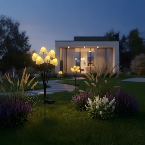 Lampka Solarna Mushrooms 3000K IP44