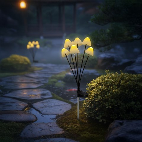 Lampka Solarna Mushrooms 3000K IP44