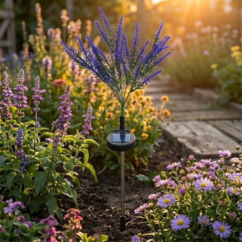 Lampka solarna Lawenda 3000K IP65