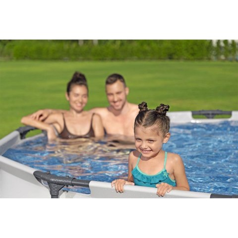 Basen ogrodowy stelażowy 305 x 76 cm zestaw 4w1 Bestway 56406