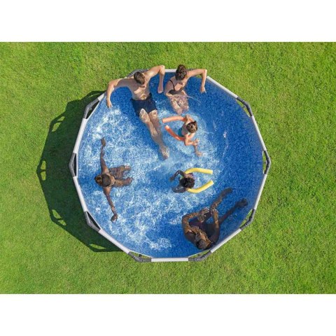 Basen ogrodowy stelażowy 305 x 76 cm zestaw 4w1 Bestway 56406