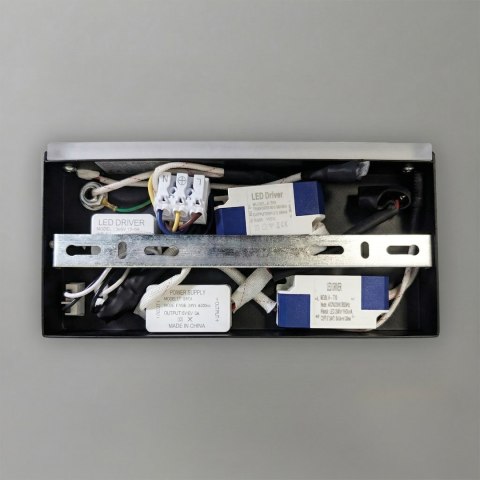 Lampa nocna z półką Shelf Led 4W+5W+2W lewa Czarny