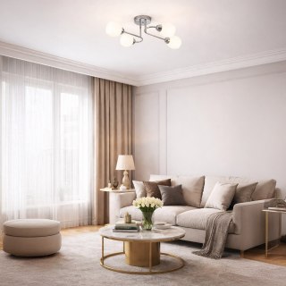 Lampa sufitowa KING CHROME 4xE27