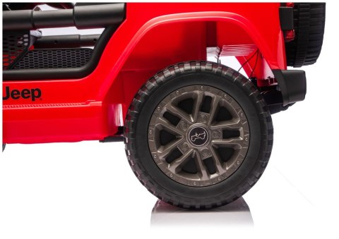 Pojazd Na Akumulator Jeep Rubicon 4x4 DK-JWR556 4x200W 24V Czerwony