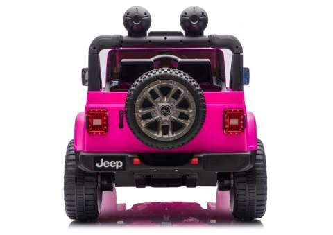 Pojazd Na Akumulator Jeep Rubicon 4x4 DK-JWR556 4x200W 24V Różowy