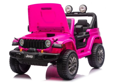 Pojazd Na Akumulator Jeep Rubicon 4x4 DK-JWR556 4x200W 24V Różowy