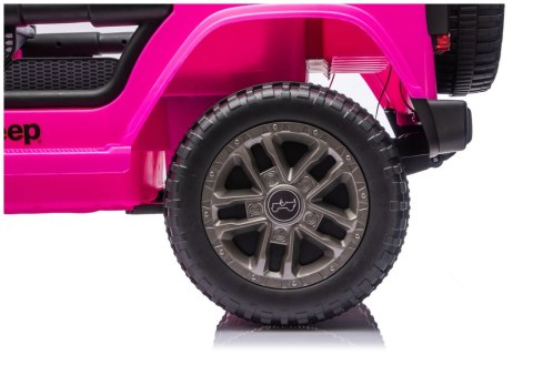 Pojazd Na Akumulator Jeep Rubicon 4x4 DK-JWR556 4x200W 24V Różowy