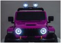 Pojazd Na Akumulator Jeep Rubicon 4x4 DK-JWR556 4x200W 24V Różowy