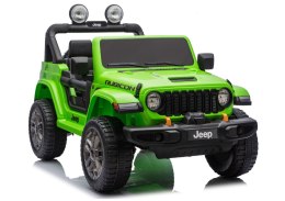 Pojazd Na Akumulator Jeep Rubicon 4x4 DK-JWR556 4x200W 24V Zielony