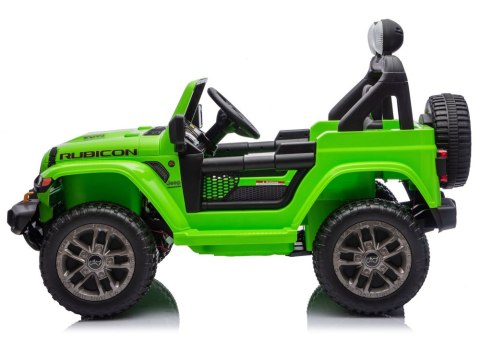 Pojazd Na Akumulator Jeep Rubicon 4x4 DK-JWR556 4x200W 24V Zielony