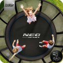 Trampolina ogrodowa 13ft/404cm z siatką zewnętrzną i drabinką Neo-Sport