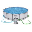 Basen ogrodowy stelażowy 427 x 107 cm 11w1 Bestway 56950
