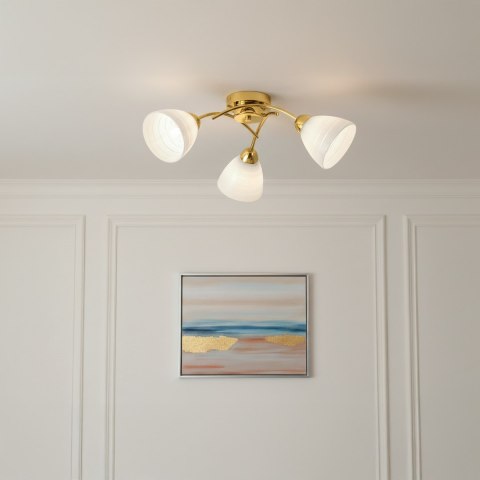 Lampa sufitowa CLARA GOLD 3xE27