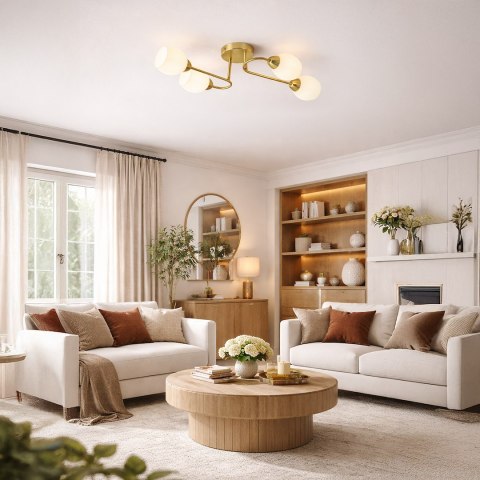 Lampa sufitowa KING GOLD 4xE27