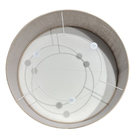 Lampa sufitowa Marshall 3xE27 Ø50cm Biały/Brąz