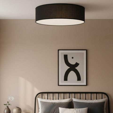 Lampa sufitowa Marshall 3xE27 Ø50cm Biały/Czarny