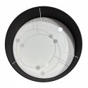Lampa sufitowa Marshall 3xE27 Ø50cm Biały/Czarny