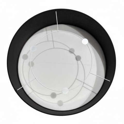 Lampa sufitowa Marshall 3xE27 Ø50cm Biały/Czarny