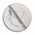 Lampa sufitowa Marshall 3xE27 Ø50cm Biały/Czarny