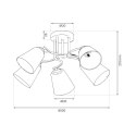 Lampa sufitowa PAFOS GOLD 5xE27