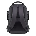 Plecak podróżny do samolotu z kieszenią na laptop 20l 40x20x25 cm - czarny