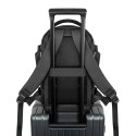 Plecak podróżny do samolotu z kieszenią na laptop 20l 40x20x25 cm - czarny