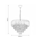 Żyrandol Cristal 7xE14