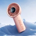 Mini wentylator wiatrak ręczny 3600mAh USB-C - różowy