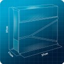 Skrzynka na listy 37x37x10,5 cm antracyt HM-862