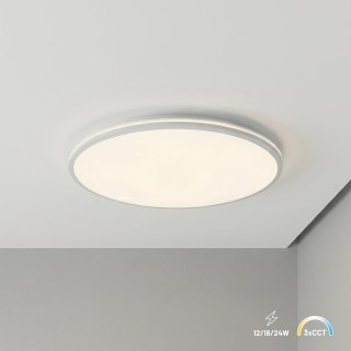 Plafon Hugo 12-18-24W 3CCT IP54 Biały