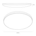 Plafon Hugo 16-24-32W 3CCT IP54 Biały