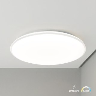 Plafon Hugo 21-32-42W 3CCT IP54 Biały