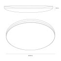 Plafon Hugo 21-32-42W 3CCT IP54 Biały