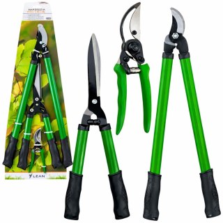 Zestaw Sekatorów Ogrodowych Do Gałęzi Żywopłotu Etui 3szt.