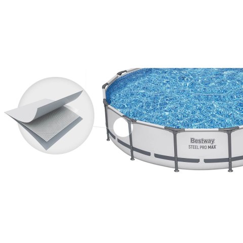Basen ogrodowy stelażowy 427 x 84 cm 17w1 Bestway 56595 + maszynka do baniek GRATIS
