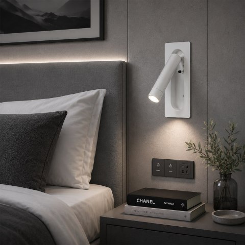 Kinkiet podtynkowy Inn 3W LED 3000K Biały
