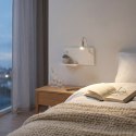 Lampa nocna z półką Shelf Led 4W+5W+2W prawa Biały