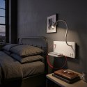 Lampa nocna z półką Shelf Led 4W+5W+2W prawa Biały