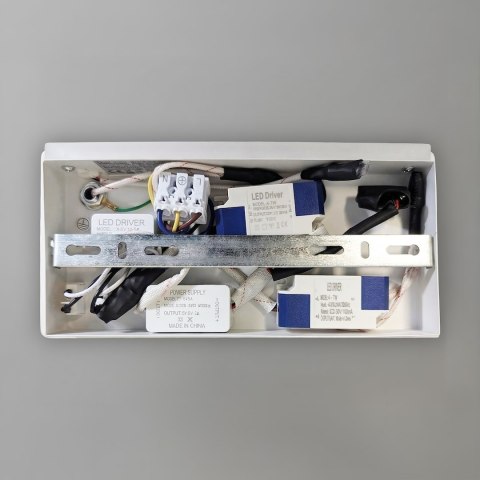 Lampa nocna z półką Shelf Led 4W+5W+2W prawa Biały