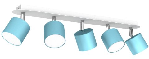 Lampa sufitowa Dixie 5xGX53 Niebieski/Biały