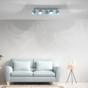 Lampa sufitowa Dixie 5xGX53 Niebieski/Biały