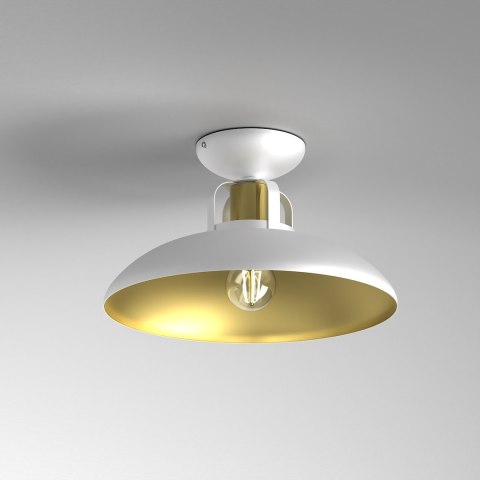 Lampa sufitowa Felix 1xE27 Biały/Złoty