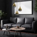 Lampa wisząca MONTE GOLD 3xE27