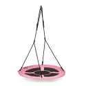 Huśtawka ogrodowa bocianie gniazdo 100 cm różowa ECOTOYS