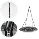 Huśtawka ogrodowa bocianie gniazdo 100 cm szara ECOTOYS