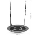 Huśtawka ogrodowa bocianie gniazdo 100 cm szara ECOTOYS