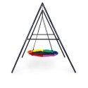 Huśtawka ogrodowa dla dzieci bocianie gniazdo 100 cm stalowy stelaż ECOTOYS