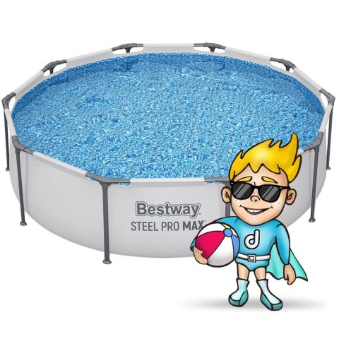 Basen ogrodowy stelażowy 305 x 76 cm zestaw 17w1 Bestway 56408